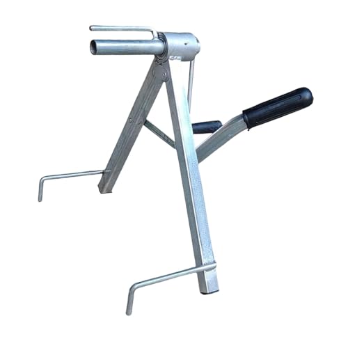 Harilla Schlauchaufroller Aufbewahrungsgestell faltbar manuell mit Handkurbel Schlauchhalter Aufrollwerkzeug für die Gartenbewässerung