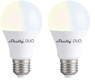 Shelly LED-Lampe Duo E27 9 W 800 lm EEK F dimmbar 1 Stück 2er Pack