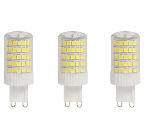 Aiwerttes G9 12 W LED Ersatzlampe G9 100W Halogen 1200 Lumen Kaltweiß Keramiksockel Haushaltsbeleuchtung Leuchtmittel nicht dimmbar 3er Pack