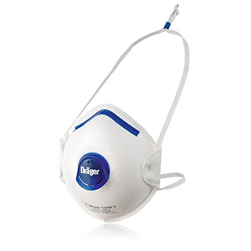 Dräger X-plore 1310 V FFP1 Atemschutzmaske mit Ventil 10 St. Einweg-Staubmaske gegen ungiftige Stäube und Rauchpartikel