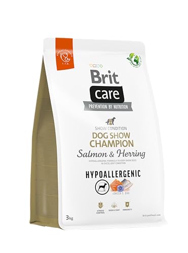 BRIT Care Hypoallergenic Adult Dog Show Champion Salmon Herring - dry dog food - 3 kg