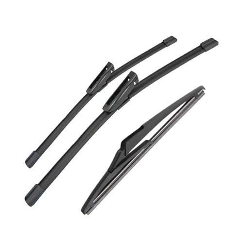 RORVECQ 1 2 3 4 6 Stück Scheibenwischer Für R enault Für Megane 2 MK2 2006-2008 Front Heck Wischerblätter Bürsten Schneider Auto-Zubehör 3 Stck.