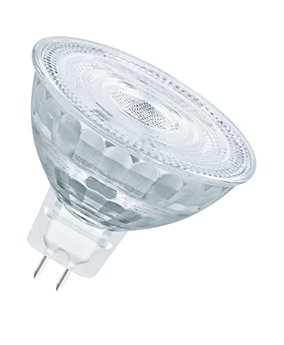 OSRAM Superstar dimmbare LED-Lampe mit besonders hoher Farbwiedergabe CRI90 für GU5.3-Sockel klares Glas Warmweiß 2700K 621 Lumen Ersatz für herkömmliche 50W-Leuchtmittel dimmbar 1-er Pack