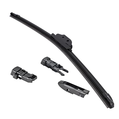 cartrend Flachbalkenwischer FB50 Länge 500mm Auto Scheibenwischer aerodynamisch Wischerblatt für Frontscheibe schwarz 1 Stück