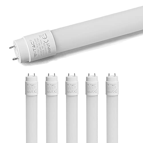 ZONE LED SET - LED Röhren 60cm kaltweiß 6500 K 160LM W 1120 Lumen T8 G13-7W ersetzt 18W inklusive Starter LED-TUBE Leuchtstoffröhren Neonröhren Leuchte Röhrenlampe 5-er Pack