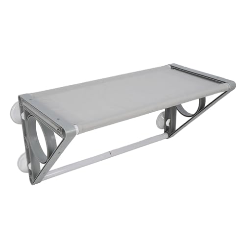 Zusammenklappbare Fensterbank für Solider Rahmen Katzenhängematte für Wand Hängendes Katzenbett Fensterplatz für Saugnäpfen für Klein 52x 33 x