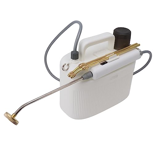 Topyond Power Unkrautsprüher Elfenbeinweiß Rotationstyp 2200 MAh 5 L Elektrischer Gartensprüher Riemen Für Die Düngung von Rasen Gartenpflanzen