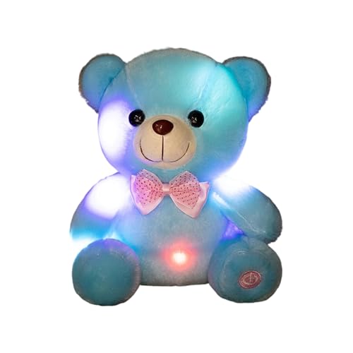 Generisch Aufleuchtendes Plüschtier - 20 cm Glühbär Kuscheltier Weiches Stofftier für Kinder mit LED Nachtlicht - Für Und Mädchen Sofa Kinderzimmer Büro Zuhause Wohnzimmer