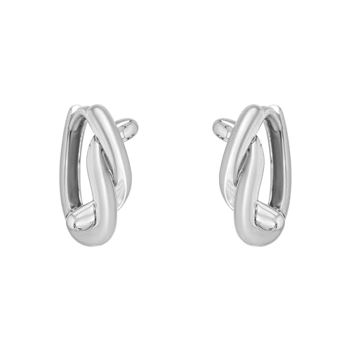 SOFIA MILANI - Damen Ohrringe 925 Silber - Gebogene Creole - E3042