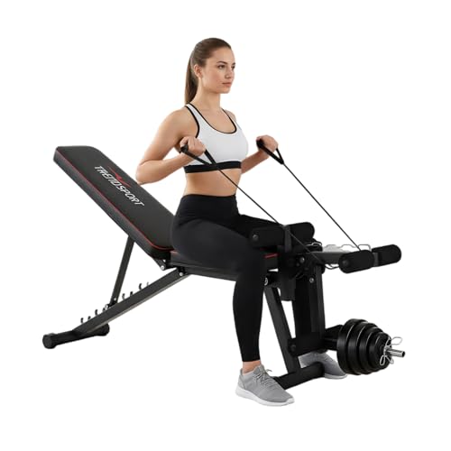 Verstellbare Universal-Trainingsbank mit Beinentwickler Kompakte Schräg- Negativbank für Heim- Wohnungs-Gyms Mehrzweck-Hantelbank für Gewichtheben