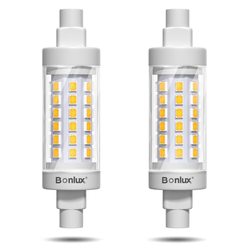 Bonlux 8Wß Lampe 80W J78 Linear Halogenstab AC220 240V für Sicherheitslampen Wandlampen 2 Stück