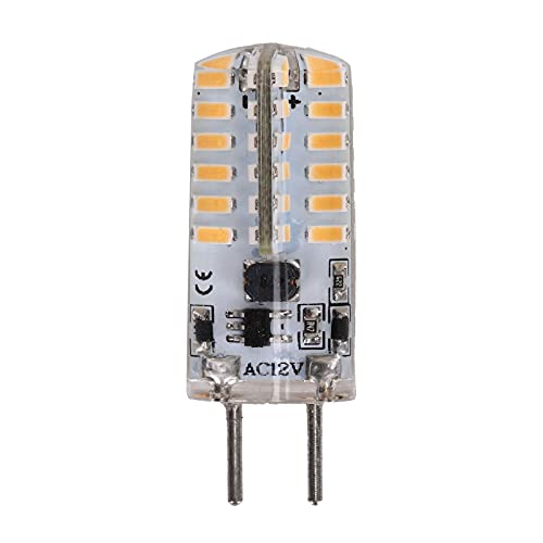 LED-Glühbirne LED-Glühbirnen 12 V LED-Maislampe 48 LED-Silikonbirne 3 W 300 LM GY6.35 BiPin AC-Glühbirne Warmweiß