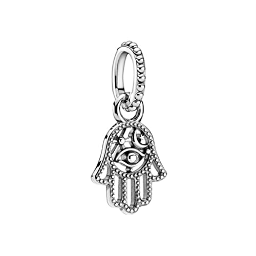 Lucky angel Blaue Charme-Creolen-Frauen-Pandora-Ohrring-hohe Schmuck-Geschenke