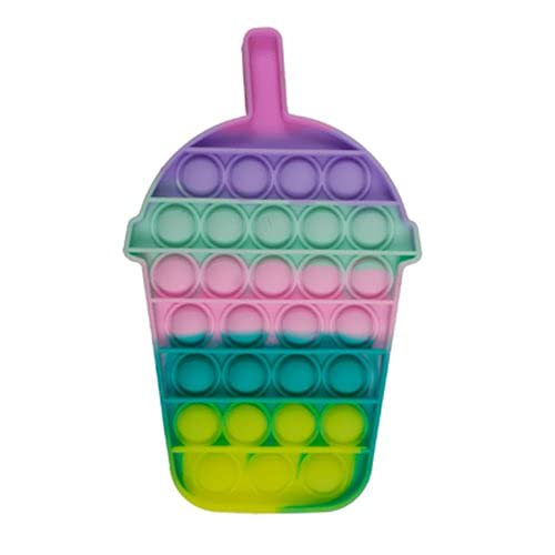 Fidget Pop Toy Eisbecher Pastellfarben - Kindergeburtstag Mitgebsel Spaß Antistress Spielzeug Pop It PopIt Bubble Popper