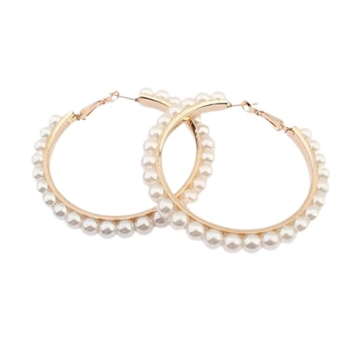  Runde Modeschmuck Simulierte Perlen für Frauen Geschenk Attractive Processing