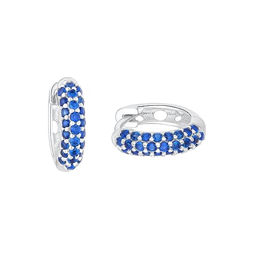 Prinzessin Lillifee Creolen 925 Sterling Silber Mädchen Kinder Ohrschmuck mit Zirkonia synth. 1 2 cm Silber Kommt in Schmuck Geschenk Box 2037072