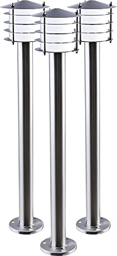 Heitronic 501070 SCHWABACH Außenstandleuchte 3er Set 1.8W