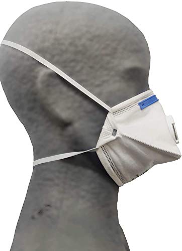 Singer FFP3 NR D Faltmaske mit Ausatemventil CE Zertifiziert geprüft nach EN149 2001 A1 2009