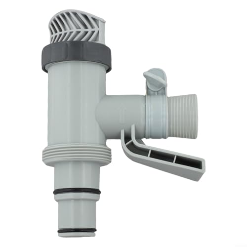 Zoegneer Pool Kolbenventil für oberirdische Poolmodelle 28635EG 28633EG 28671EG 28645EG 28647EG 28651EG 28677EG 28681EG Kunststoffkonstruktion mit Schlauchhalter für präzises Wasser F 1 Stück