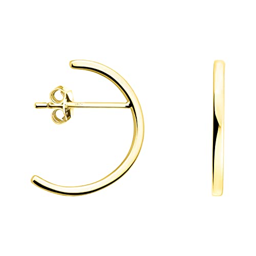 SOFIA MILANI - Damen Ohrringe 925 Silber - vergoldet golden - Creole - E1627