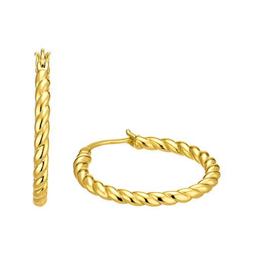  Ohrschmuck 2 5 cm Gold Kommt in Schmuck Geschenk Box 2014198