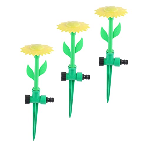 CIMAXIC 3Stücke Sonnenblumen Düse Für Gartenbewässerung Tropfbewässerungssystem Mit Anpassbarem Sprühwinkel Hochwertige Langlebige Kunststoffkonstruktion Für Effiziente Gartenpflege