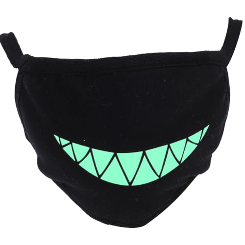 ROSENICE Mundmaske Unisex Gesichtsmaske Antistaub Zähne Leuchtende