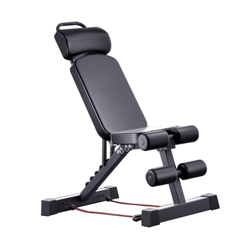 Verstellbare Hantelbank klappbare Fitnessbank for Zuhause Mehrzweck-Trainingsbank for Krafttraining