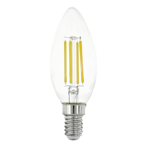 EGLOühbirne Kerzenform Kerzen Lampe für Retro Beleuchtung 7 Watt 806 Lumenß 2700 K Edison Birne C35 3 5 cm