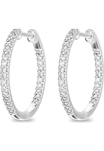 CHRIST Damen-Creolen Diamant 1 4 Mm Weißgold 32013353