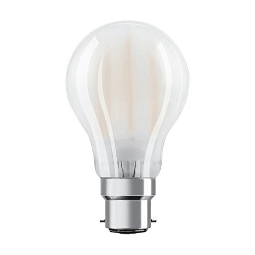 OSRAM LED Star matte Filament LED Lampe B22d Sockel Warmweiß 2700K Birnenform Ertsatz für herkömmliche 75W-Glühbirnen 1er-Pack