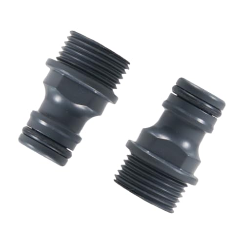 FuzlPnag 2 Stück Schlauchverbinder Wasserhahn Nippel Anschluss Gartenschlauch Kupplung 1 2 Zoll Schlauchanschluss G1 2 Außengewinde Für Wasserhahn Adapter