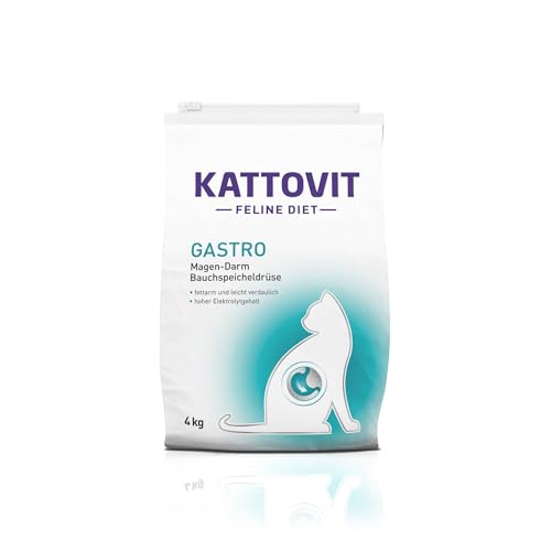 KATTOVIT   Gastro für zur Unterstützung des Magen Darm Systems Diätfutter als Alleinfuttermittel für ausgewachsene 4 kg