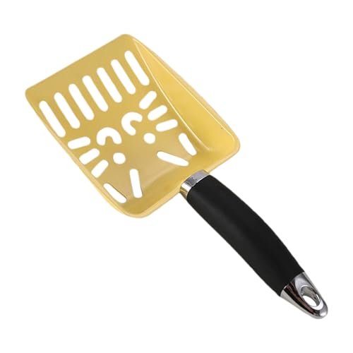 Streuschaufel - Metall Kätzchen Kotschaufel - Leichte Ergonomische Edelstahl Katzenstreu Schaufel für Indoor Outdoor Toilette Multi-Pet Training