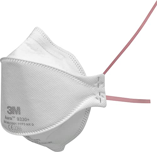 3M Aura Partikelmaske FFP3 ohne Ventil 9330 20 Masken pro Packung