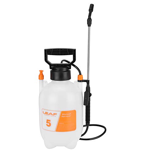 EVTSCAN 5L Handdruckpumpe Bewässerungsauslöser Gartensprüher Gießkanne Gartenbewässerungszubehör