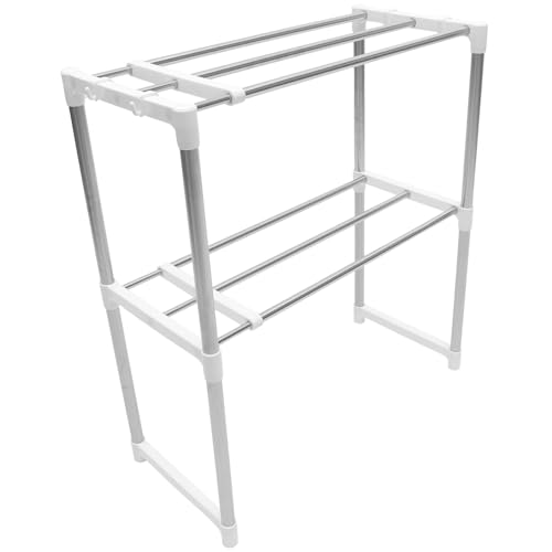 Artibetter Einstellbares Edelstahl Schuhregal Schuhablage Organizer für Flur und Schlafzimmer mit Robustem Rahmen und Großem Stauraum