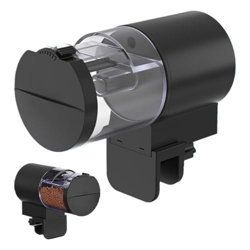 Automatischer Fischfutterautomat 100 Ml Batteriebetriebener Smart-Timer Für Kleine Aquarien Schildkröten Betta Feiertags-Wochenend-Automatikfutterautomat Für Kleine Panzerschildkröten