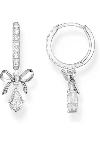 Thomas Sabo Damen-Creolen 925er Silber Zirkonia One Size 89200305