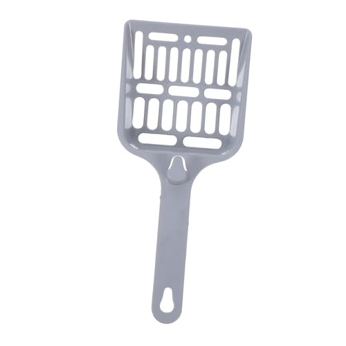 YARNOW Schaufel für Katzenstreu Wurfschaufel Katzenschaufel Katzenstreu Scoop Kotschaufel Sandschaufel Katzenstreusieb streuschaufel Halter pp Grey