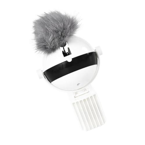 UPKOCH Elektronisches Katzenspielzeug mit Beweglichem Schmetterling Interaktives für Katzen Fördert für Drinnen und Draußen Zubehör für Langen Spielspaß