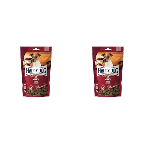 Happy Dog SoftSnack Mini Africa 100 g Packung mit 2