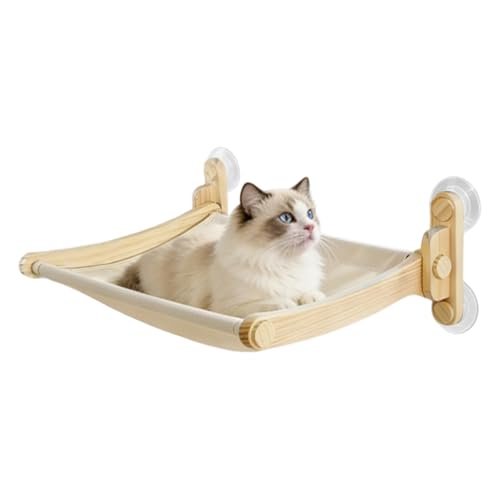 Katzen Fensterliege Innenbereich Katzen Fensterplatz Mit Saugnapf Entfernbarer Kletterplatz Aus Holz Für Kätzchen In Innenbereich Wie Zuhause Wohnung Wohnzimmer An Der Wand Im Schlafzimmer Und In De