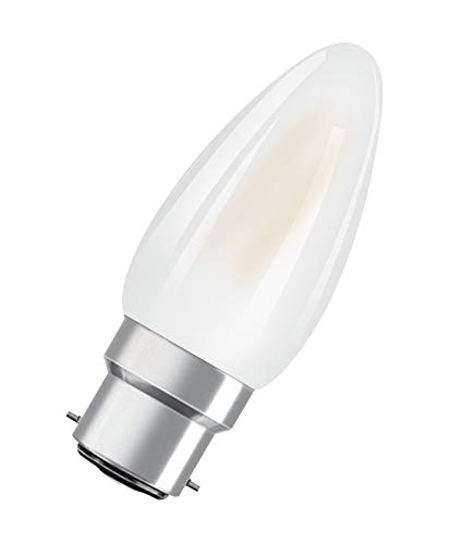OSRAM LED Star Classic B Sockel B22d Nicht Dimmbar Warmweiß Ersetzt eine herkömmliche 40 Watt Lampe Matt 10er-Pack