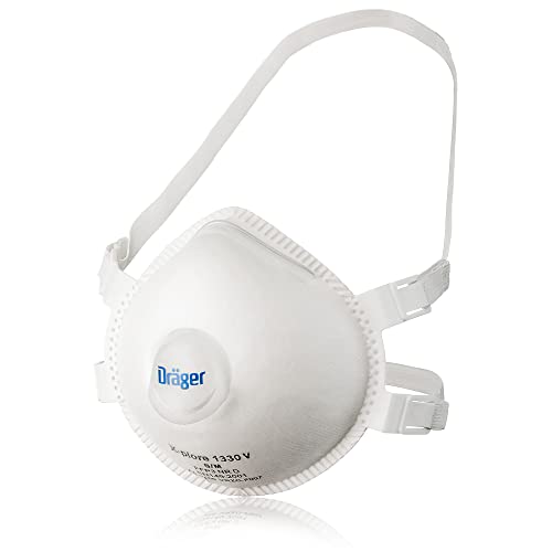 Draeger X-plore 1330V FFP3 3951217 Atemschutz Einweghalbmaske FFP3 5 St. DIN EN 149 2001 DIN EN 14