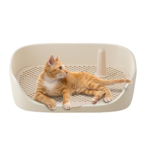 Hundedrüsenschachtel - Innenhunde Katzentoilette Pee Pad Halter Hunde Toilette Innen im Freien im Freien Katzentoilette Hundetopf -Trainingspiegelhalter mit Schutzwand