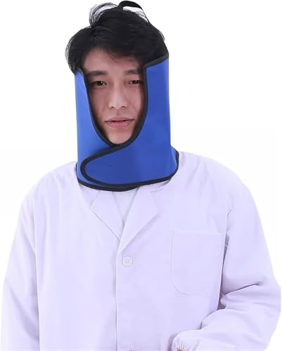 KAnduo Röntgen-Schutzkleidung Röntgen-Schutzhelm aus Blei Strahlenschutzkragen aus Blei Röntgen-Schutzkragen aus Blei Schilddrüsenkragen Nackenschutz 0.25 mmpb