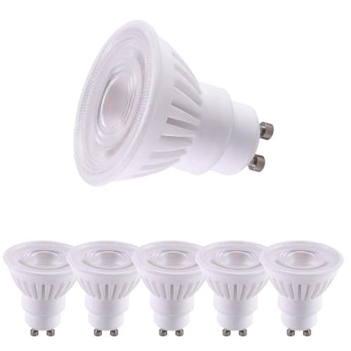 HUAMu GU10 LED Lampe 9W Ersetzt 90W Halogen Keramikgehäuse 2700K Warmweiß 60 Strahlwinkel Reflektorlampen 900 Lumen Nicht Dimmbar 6er Pack