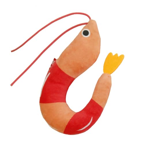 Garnelen gefülltes Plüschtier fördert aktives Spielen Unterhaltung Kauen von Garnelen