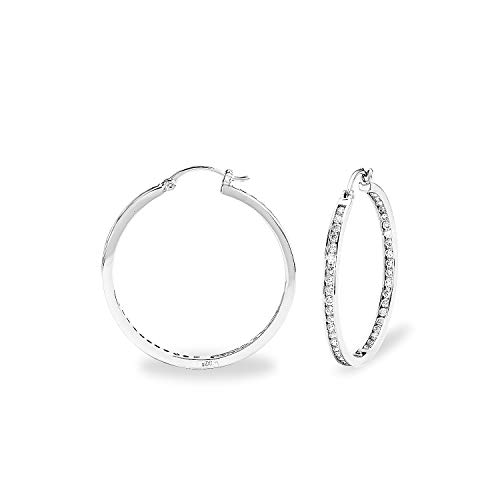 s.Oliver Ohrschmuck mit Zirkonia synth 3 3 cm Kommt in Schmuck Geschenk Box 2026067